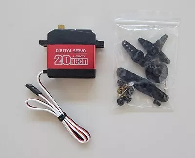 LewanSoul LD-27MG 20kg High Torque Metal Gear Digital Servo RC Car For Robots  • $15.99