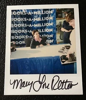 Mary Lou Retton Signed Polaroid Original Photo Snapshot Book Signing Autograph • $69.99