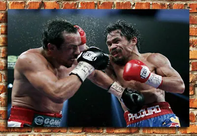 367672 Manny Pacquiao Vs Juan Manuel Marquez Boxing Decor Print Poster • $19.95