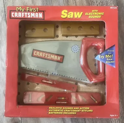 My First Craftsman Saw With Electronic Sounds 2003 #87100 - BRAND 🔥 NEW SEALED! • $20