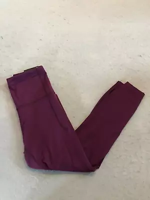 Under Armour Pants Women's Small New Meridan High Rise Leggings 1372114 Purple • $26.39