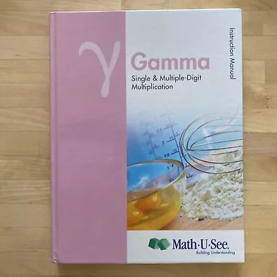 Gamma Instruction Manual : Single And Multiple-Digit Multiplication By... • $9.99