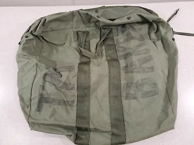 Flyer's Kit Bag US Military Issue Nylon Canvas OD Green Pilot Kitbag R5D • £38