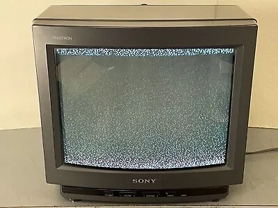 Sony Trinitron KV-13TR24 13  CRT TV Vintage Retro Gaming With Remote *TESTED* • $169.99