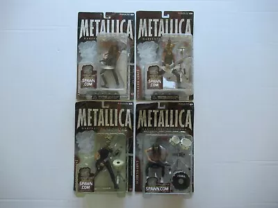 2001 Mcfarlane Music Metallica 6  Figure Set Of 4 James Lars Jason Kirk New Nip • $199.99