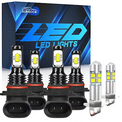 For Corolla 2001 2002 6000K LED Headlight High Low + Fog Lights Bulbs 6Pack • $35.99