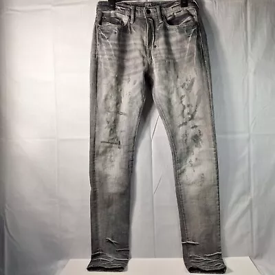 PRPS Stretch Jeans Mens Sz 30 Grey Black Acid Wash Cayenne Skinny Straight Fit • $39.99