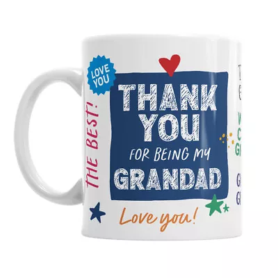 Grandad Gift Mug Present Keepsake I Love Novelty Cup For Birthday Christmas Xmas • £11.95