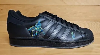 Adidas Superstar X Disney Size 9.5 Maleficent Villians Shoe Sneaker IE8369 • $79.99