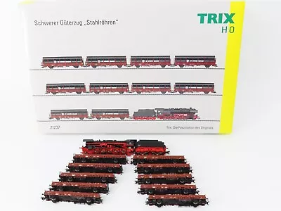 HO Trix 21237 DB German  Steel Pipe Heavy Freight Train  2-10-0 BR 044 Steam Set • $599.95