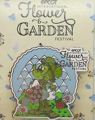 Disney Parks Pin EPCOT Flower & Garden Festival Mickey Mouse Topiary Limited NWT • $22