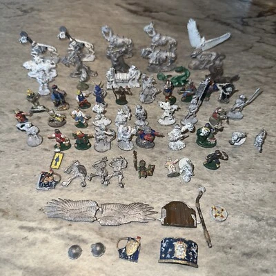 $26 • Buy Large Vtg 62 Lot D&D Miniature Figures  Grenadier TSR Ral Partha Rare 80s Color
