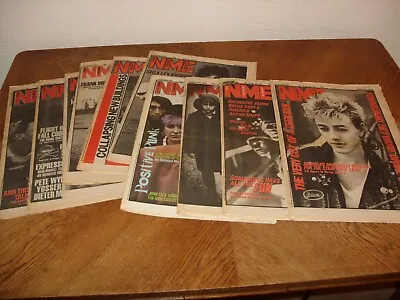 NME NEW MUSICAL EXPRESS Newspapers X10 Consecutive Issues (8/1/83 - 12/3/1983) • £30