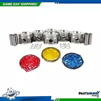 DNJ PRK815 Piston And Ring Kit For 92-02 Volkswagen Corrado 2.8L V6 SOHC 12V • $198.89