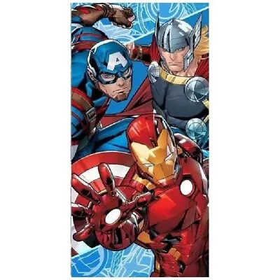 Avengers Marvel Towel Beach Iron Man Captain America Thor 140 X 70cm Microfibre • £10.99