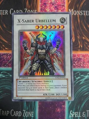Yu-Gi-Oh! X-Saber Urbellum 5DS2-EN043 1st Edition Super Rare LP • $3
