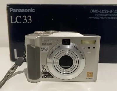 Panasonic Lumix DMC-LC33 Digital Camera With Box • $100