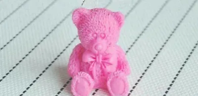 Silicone Bear Mould 3D Cake Decorating Teddy Chocolate Fondant Candle Resin Clay • £7.95