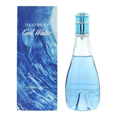 Davidoff Cool Water Oceanic Edition For Woman Eau De Toilette 100ml Spray Her • £31.95