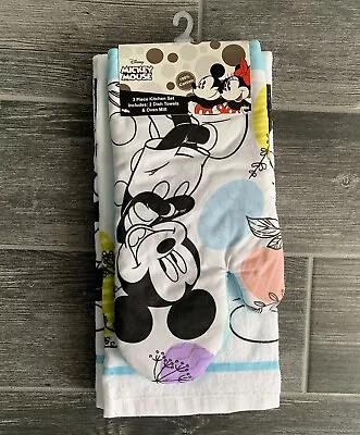 Disney Mickey Mouse Easter Kitchen Towel Mitt Set - NEW • $14.95