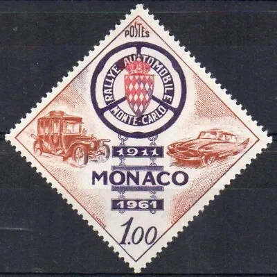 Monaco 1961 Monte Carlo Rally 50th Anniversary Cars Etc. UNM / MNH • $0.93