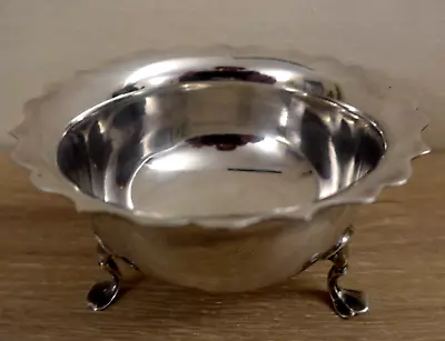 Antique Mappin & Webb Sterling Silver 3 Pad Footed Bowl 1906 London H/m 94 Grams • $88.39