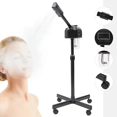 2 In1 Professional Facial Steamer LCD Lamp Hot Ozone Spa Salon Beauty Machine US • $78