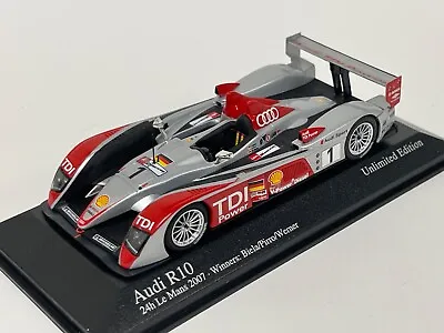 1/43 Minichamps Audi R10  Winner 2007  Hours Le Mans Car #1  400 071601.  CS610 • $59.99