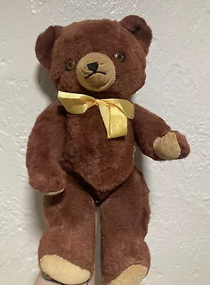 Vintage Knickerbocker Animals Of Distinction Mohair Jointed Musical Teddy Bear • $20