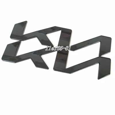 FOR KN SPORTAGE K3 K5 Gloss Black Front Hood Rear Trunk Emblem Badge Sticker 2X • $18.53