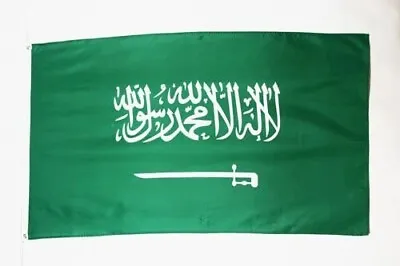 £5.99 • Buy Saudi Arabia Flag 5x3 Ft Outdoor Quality Flag Brass Eyelets Flag World Cup 22