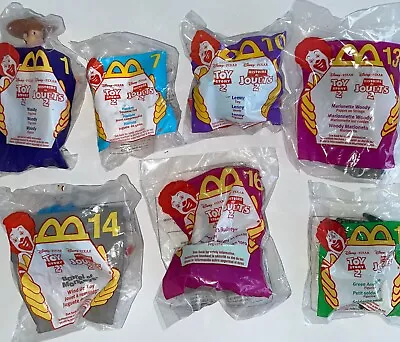 Toy Story 2 McDonald's Happy Meal Toys Lot Of 7.   Sealed.  1999 • $22