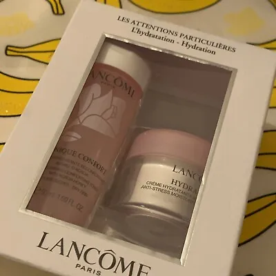 LANCOME HYDRA ZEN Set Anti-Stress Moisturizing Cream Tonique Confort Set £28 • £12.99