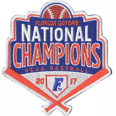 Florida Gators 2017 Men's Baseball National Champions Embroidered Jersey Patch • $14.95