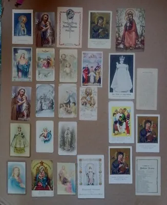 $19.95 • Buy Vintage Antique Catholic Prayer Cards Booklets Postcard Lot