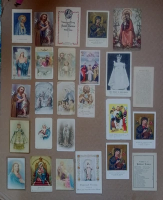 $19.95 • Buy Vintage Antique Catholic Prayer Cards Booklets Postcard Lot