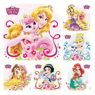 Princess Palace Pets Stickers X 6  Birthday Party Supplies Favours Loot Disney • $3.60
