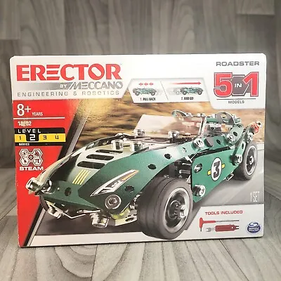 Erector By Meccano Roadster Level 2 Novice *STEAM Curriculum* W/Pull Back Motor • $27.82