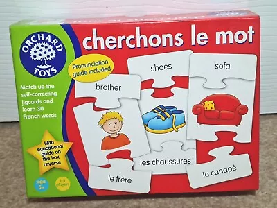 £5.99 • Buy Orchard Toys Cherchons Le Mot French Words Matching Game Educational Teaching