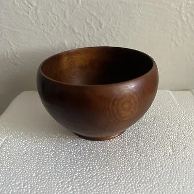 Myrtle Wood Bowl VTG Unique Rare Craftsman Art Deco Dish Beaumonts Oregon MCM • $28