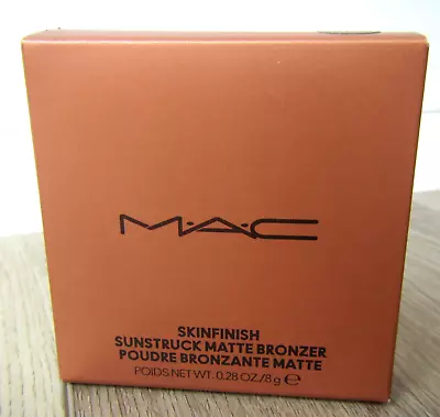 New Mac Skinfinish Sunstruck Matte Bronzer .28 Oz Deep Golden Makeup ! • $22.05