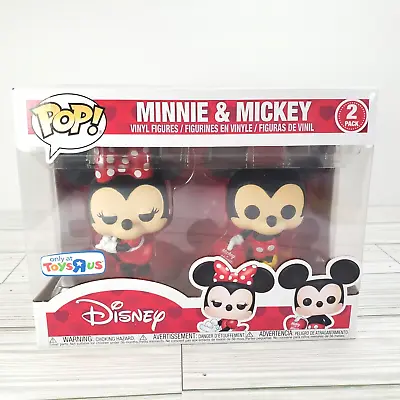 Funko Pop Disney Minnie & Mickey Mouse 2 Pack Valentine Hearts ToysRUs Exclusive • $18.71