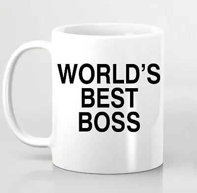 World's Best Boss Mug The Office Michael Scott Funny Coffee Mug Birthday Tv Show • $26.99