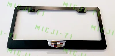 3D Cadillac Escalade Emblem Stainless Steel License Plate Frame Rust Free • $13.99