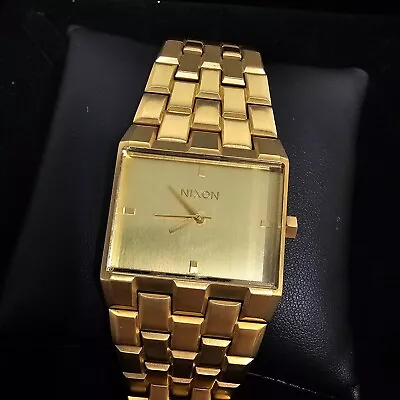 Nixon Golden The Ticket Stainless Steel Gold Tone Ladies Watch - 6  • $74.99