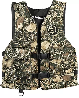 Airhead Sportsman Life Vest With Pockets Youth And Adult Sizes Available In Mult • $37.26