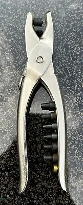 Vintage Heavy Duty Manual Hole Puncher W/6 Hole Sizes • $16.99