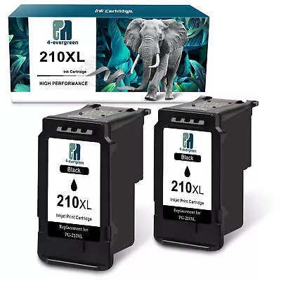 2-Pack Black Ink Compatible With Canon PG-210XL PIXMA MX360 410 420 MP490 495 • $26.95