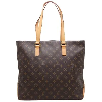 LOUIS VUITTON Monogram Tote Bag Cabas Mezzo M51151 Brown/450236 • $710