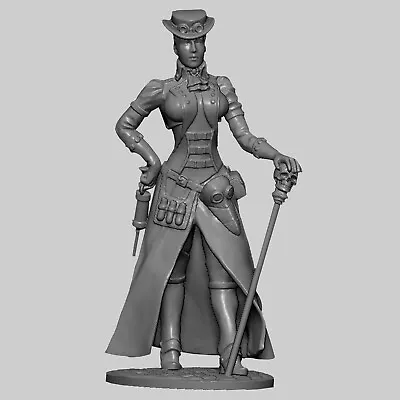 Toy Soldier Steampunk Doctor Collectible Miniature Unpainted 1/24 Scale 80 Mm • $25.35